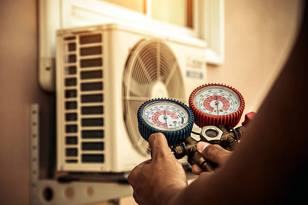 Professional Hvac technician working in Superior, CO